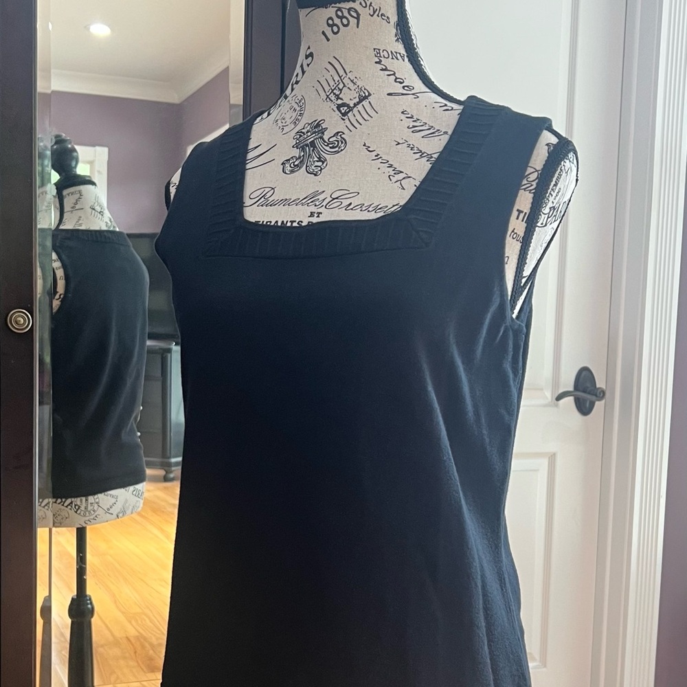 Elegant Black Sleeveless Top